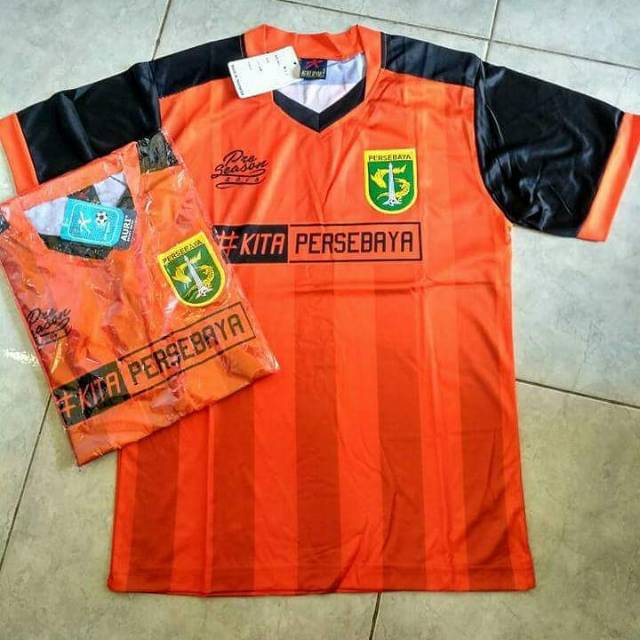 Jersey persebaya preseason training gk kiper oren