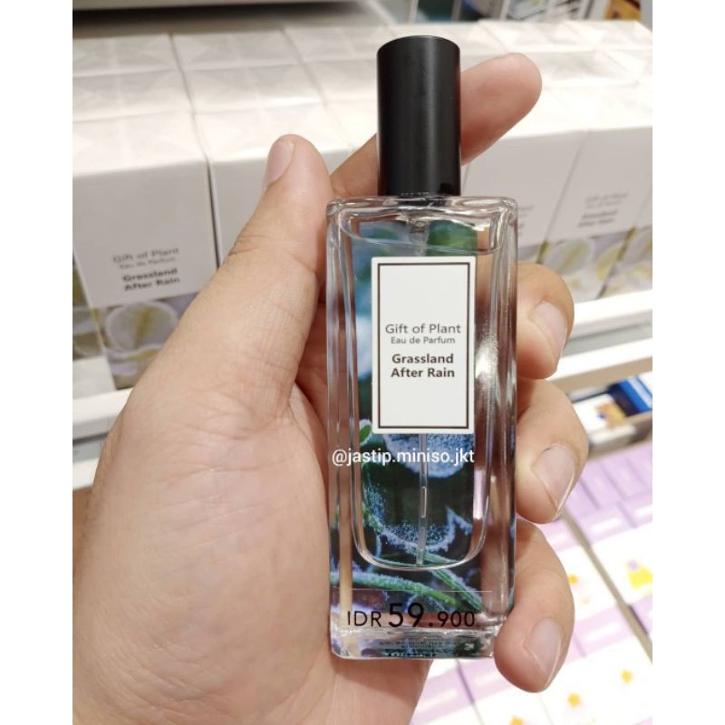 MINISO 🆕 - GRASSLAND AFTER RAIN Eau de Parfum GIFT OF PLANT Series 25ml