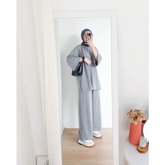 Bymeldev Setelan Oversized Terry Set Busui Nonbusui Bumil Friendly