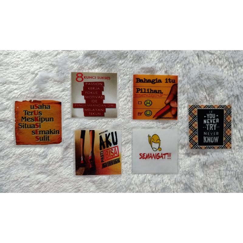 Sticker Sablon Gosok Print DTF Kata Mutiara
