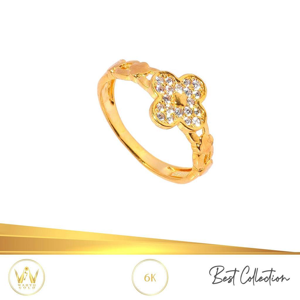 CINCIN EMAS MAS 6K PERHIASAN AKSESORIS WANITA EMAS WAHYU REDJO CC19MEI 05NPMP