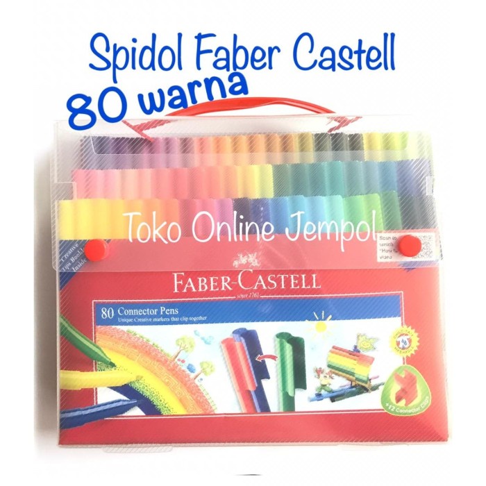 

Kusus Hari Ini 80 Warna Spidol Connector Pen Faber 155068 Marker Atk1023Fc Promo