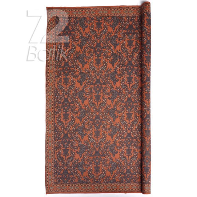 BAHAN BATIK PREMIUM Katun Warna Orange Oren Oranye 722466 Cap 72 Jarik Jarit Samping Kebat Panjang Batik Katun Modern Premium Bahan Seragam Batik Pernikahan Kantor Keluarga Murah Kamen Jadi Batik Bali Lembaran