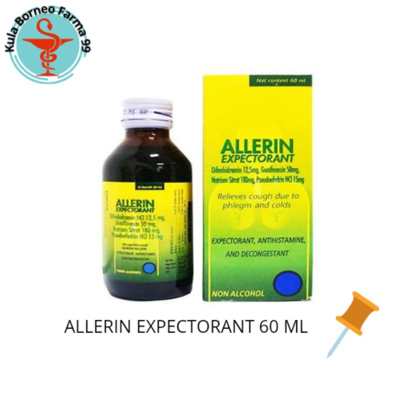 ALLERIN EXPECTORANT SIRUP 60 ML