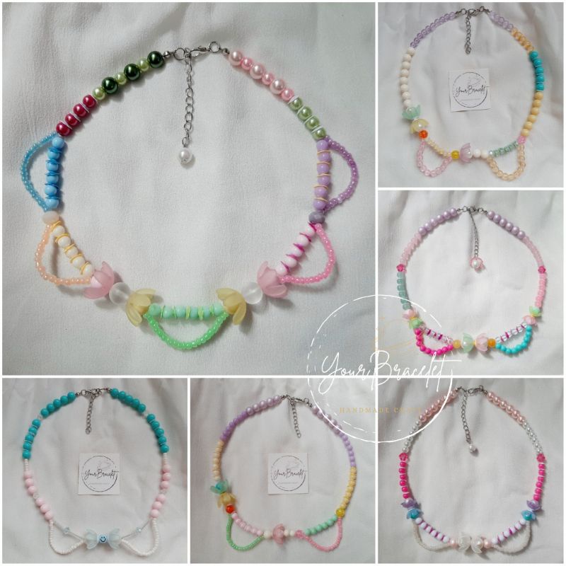 [N3]- PROMO READY STOK!! Kalung manik | Necklace choker beaded | beads | aksesoris wanita lucu murah