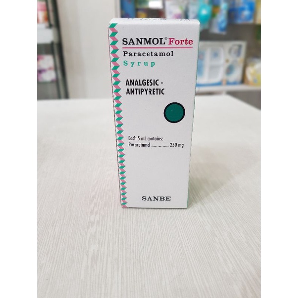 Sanmol Sirup Forte Anak 9-12 Tahun 60ml / Obat Demam / Penurun Panas / Nyeri Sakit Kepala dan Sakit gigi