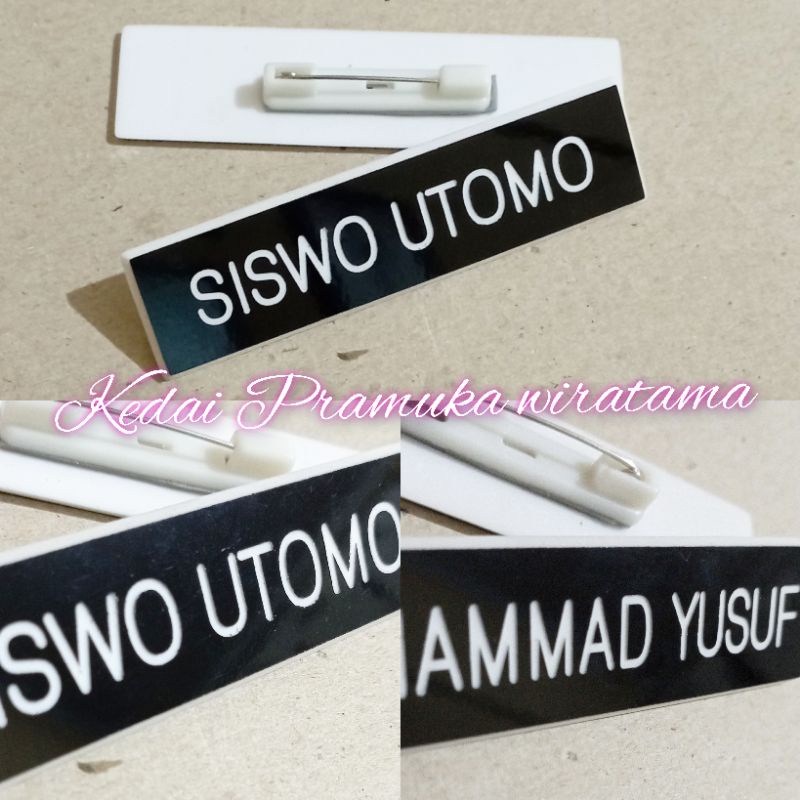 

Papan Nama / nama dada
