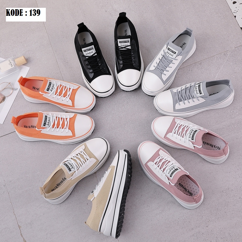 Zealo.Shoes 139 Sepatu Sneakers Wanita Sport Shoes Sepatu Import Fashion Sepatu Trendy