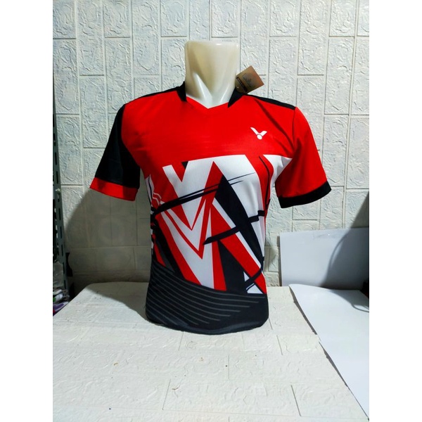 BAJU ATASAN BADMINTON DEWASA VIKTOR V138/JERSEY BULUTANGKIS