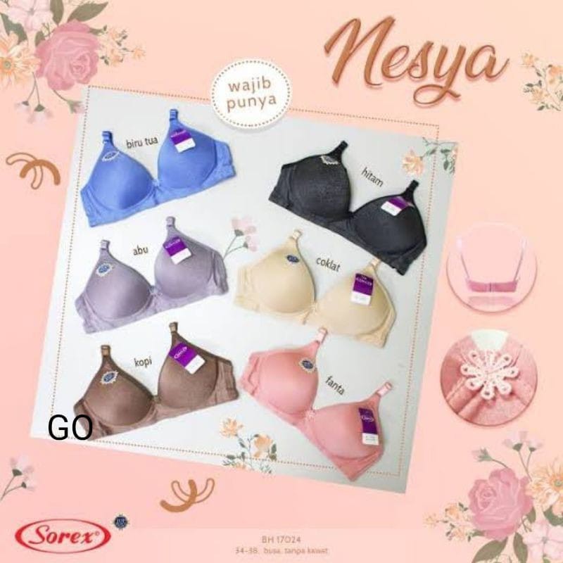 gos SOREX BRA CUP SEDANG Tanpa Kawat/Busa Tipis Bh Wanita Dewasa