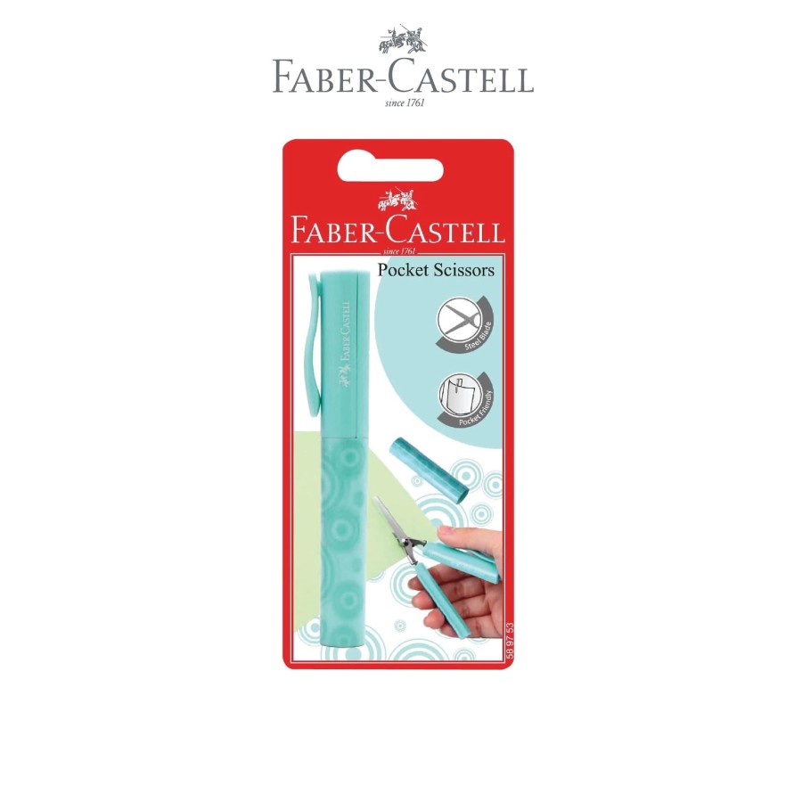 

TBMO POCKET SCISSORS FABER CASTELL