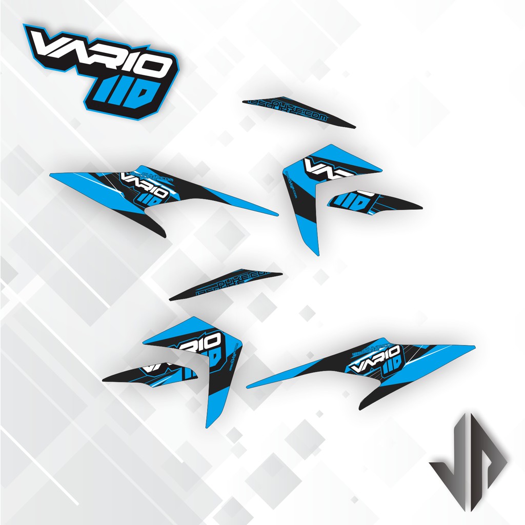 Striping Sticker / Stiker Vario Techno 110 Karbu 2009 2010 2011 2012 18