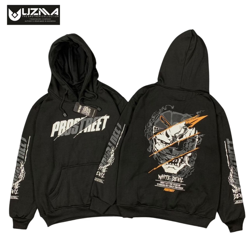 HOODIE PROSTREET BLOOD FLOWER V2 NEW SAMURAI BIRU / HOODIE PRIA PROSTREET HITAM / HOODIE RACING RIDERS DISTRO / SUITER PROSTREET JAKET SUNMORIDE PRIA SIZE INDO