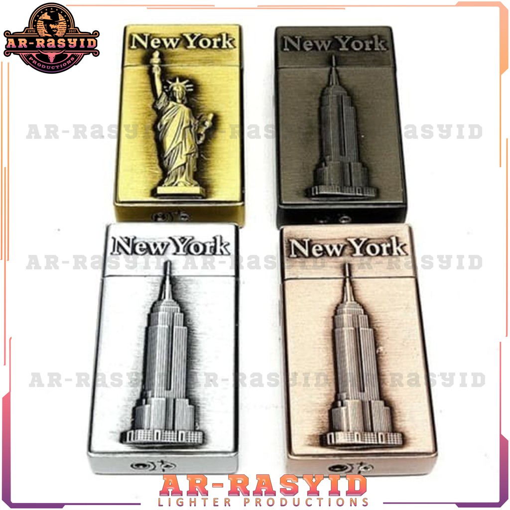 Korek Api Las Gas Motif New York BISA COD