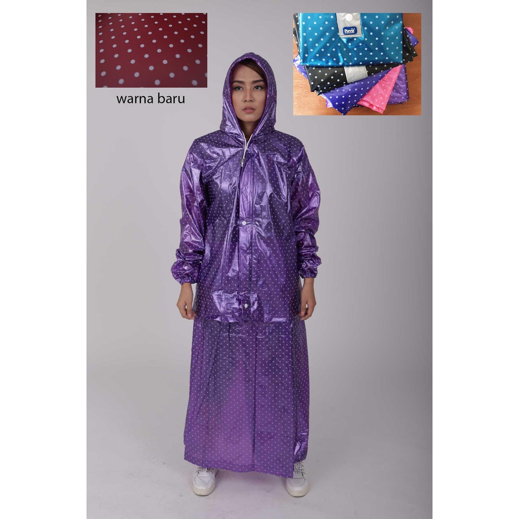 Jas Hujan / Rok Dewasa Polkadot Plevia 870