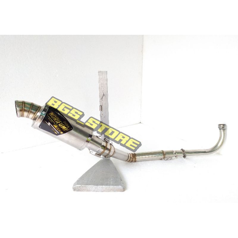 Knalpot NORIFUMI kolong buat Supra X 125 . Supra fit . karisma . Blade . Revo dll
