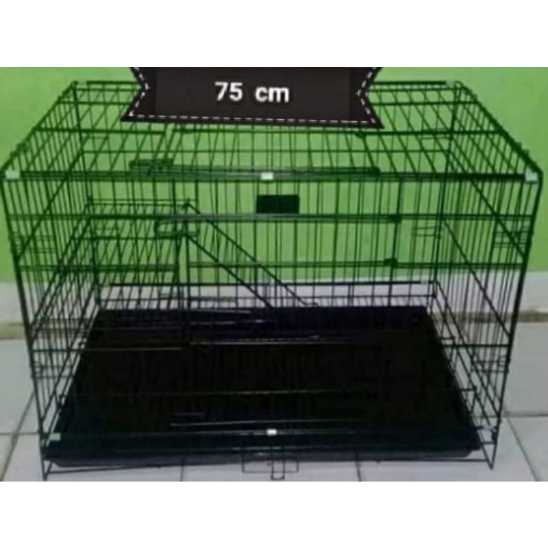 kandang kucing kandang lipat ukuran 75cm