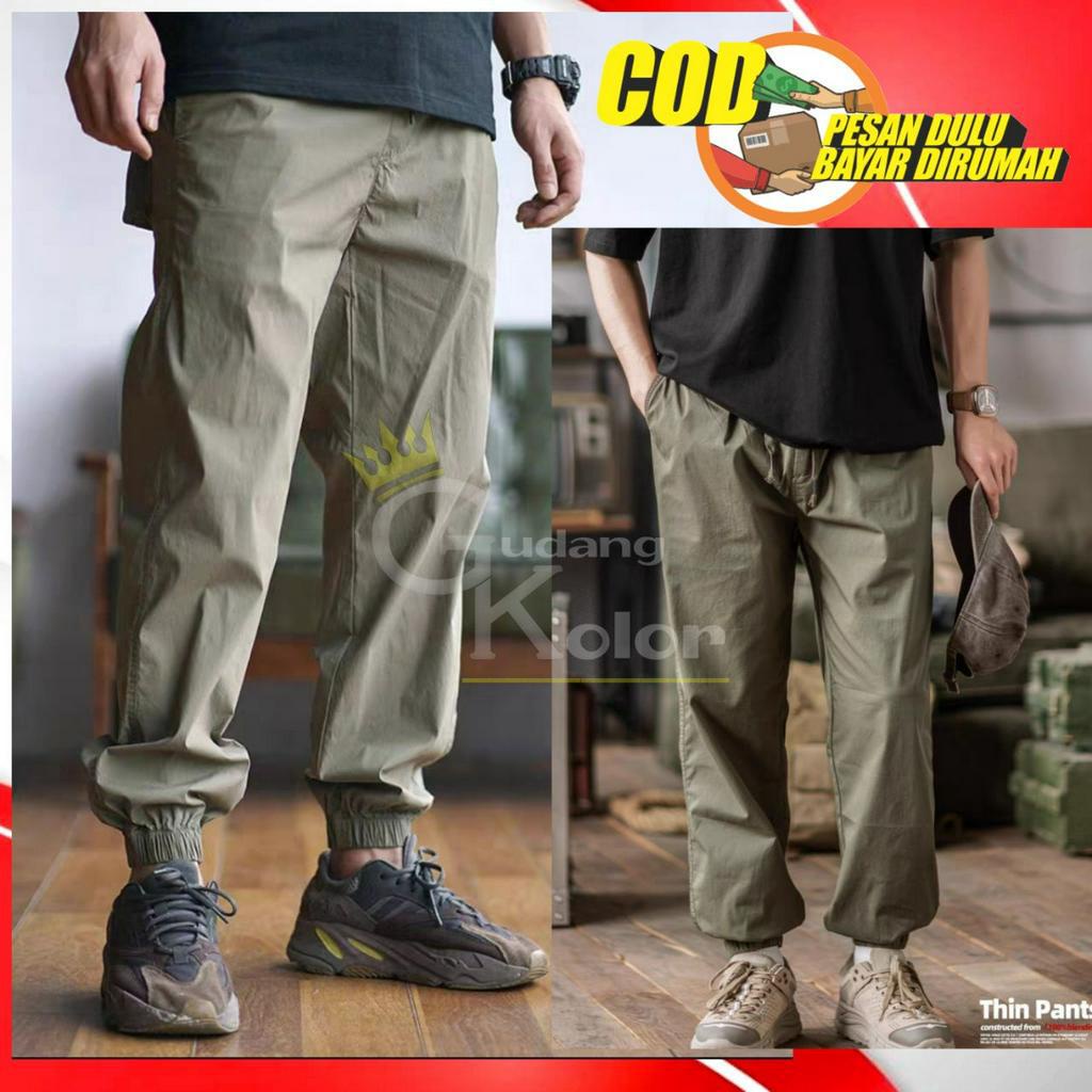 Celana Panjang Pria Sirwal Muslim Jogger Cingkrang Komprang Dewasa Model Hip Hop Casual Sontog Laki 