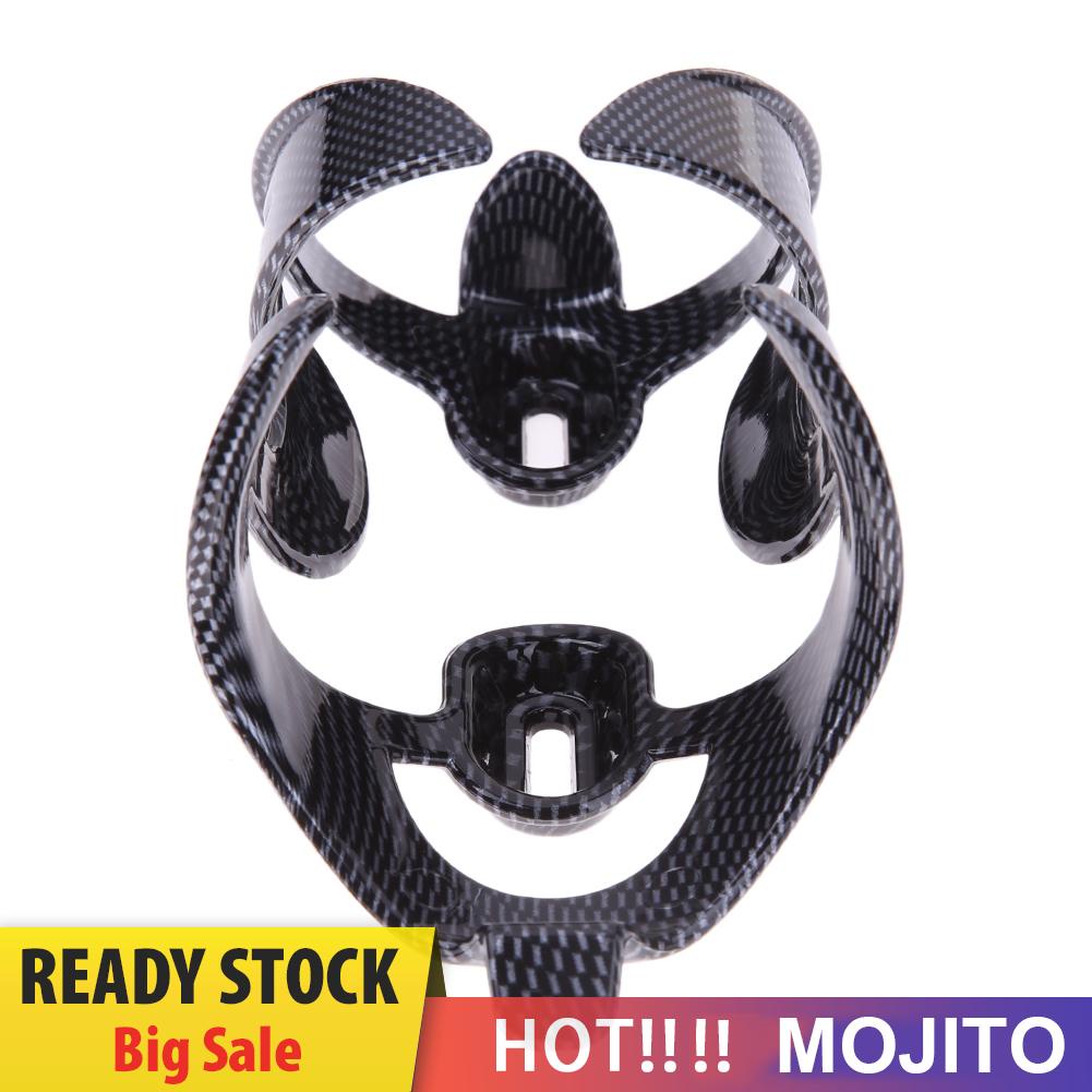 Mojito*Bike Water Bottle Cage Carbon Fiber Texture Water Bottle Holder + 2 Screws