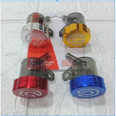botol tabung minyak rem Brembo cnc kaca (universal) semua motor beat / Vario / Scoopy / Mio / Nuvo /