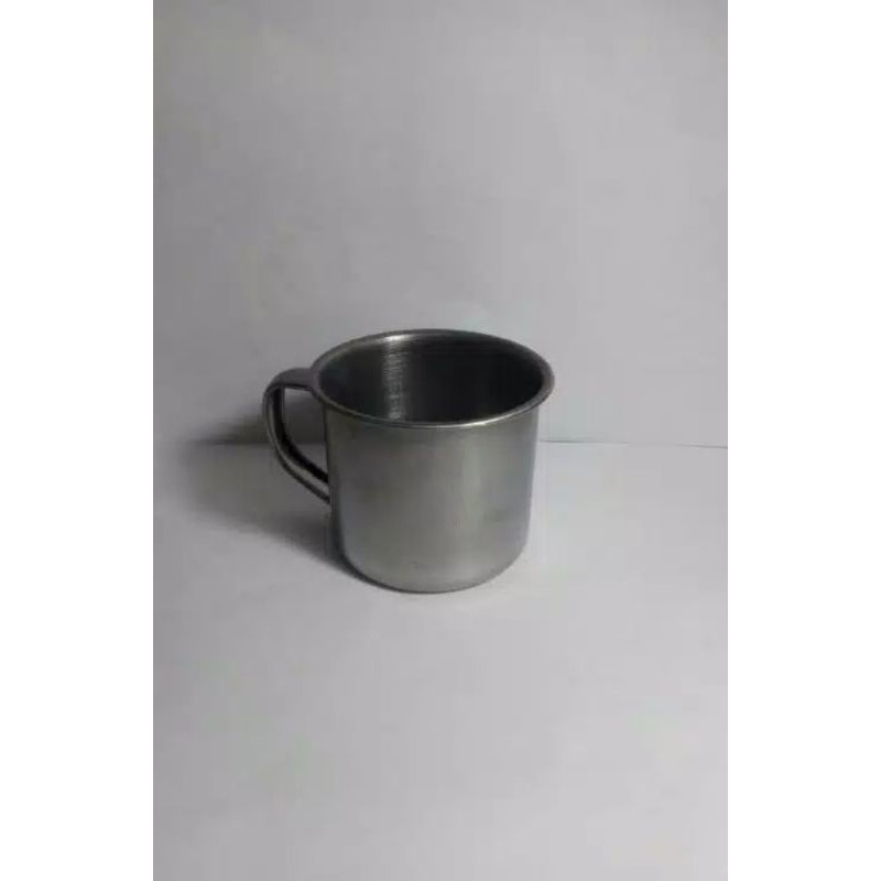 gelas cangkir mug kecil stainless
