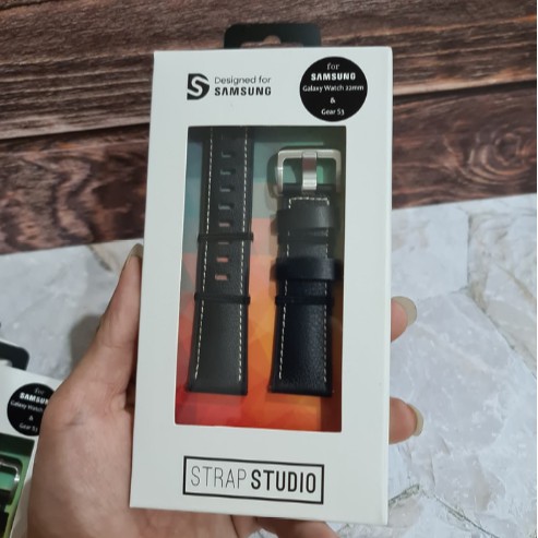 STRAP STUDIO 22MM SAMSUNG GALAXY WATCH 46MM DAN GEAR S3 RESMI ORIGINAL