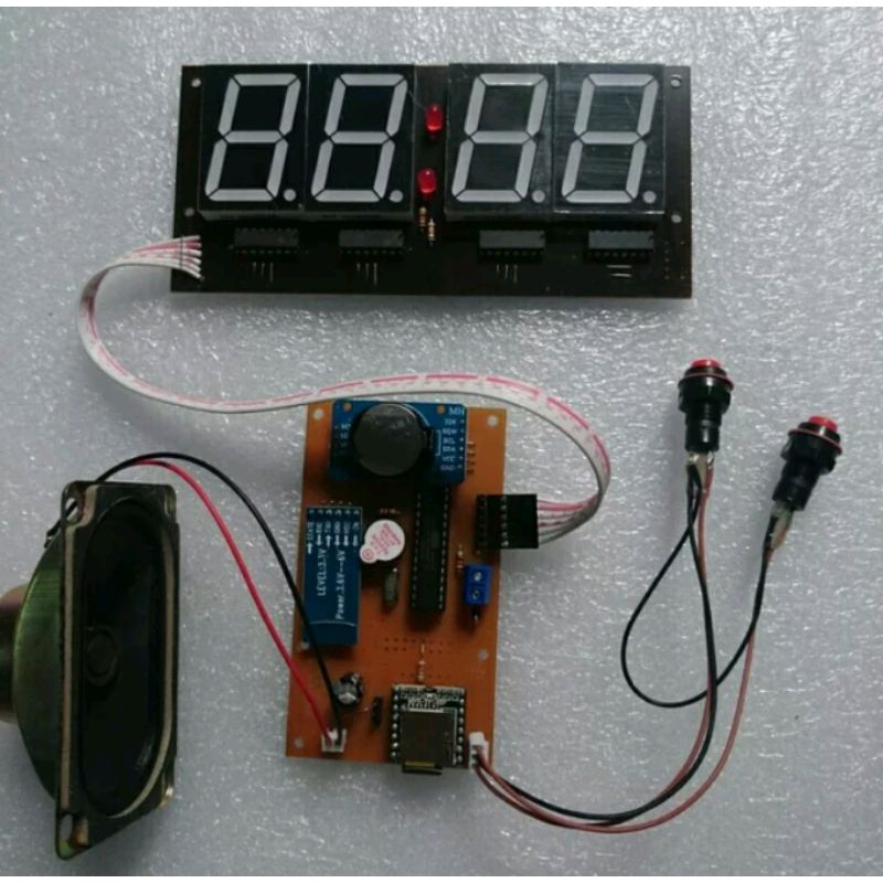 Kit Modul Jam Digital JWS Seven Segment MP3