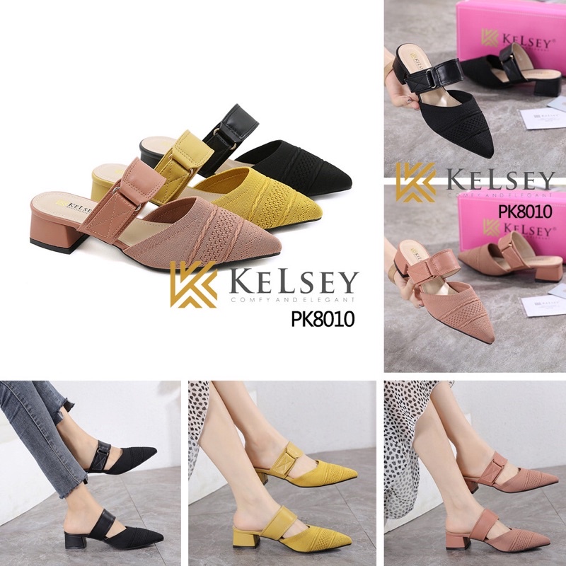 (GRATIS ALAS KAKI) NICOLE SANDAL WANITA HAK TAHU 4CM  KELSEY PK8010