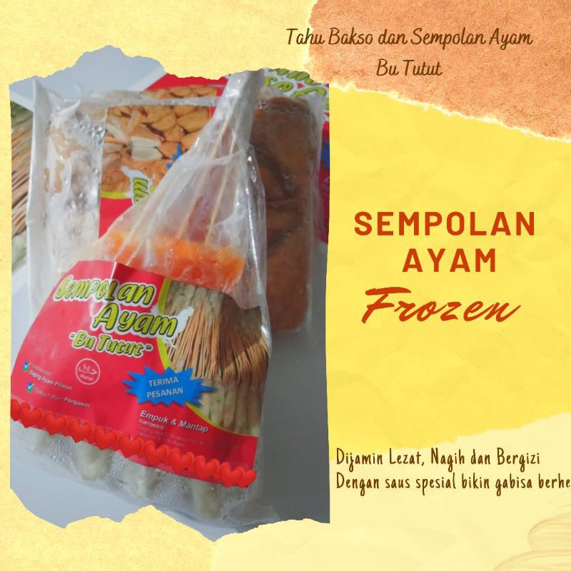 

Sempolan Ayam BU TUTUT Premium Dijamin Nikmat, Nagih dan Bergizi Tinggi