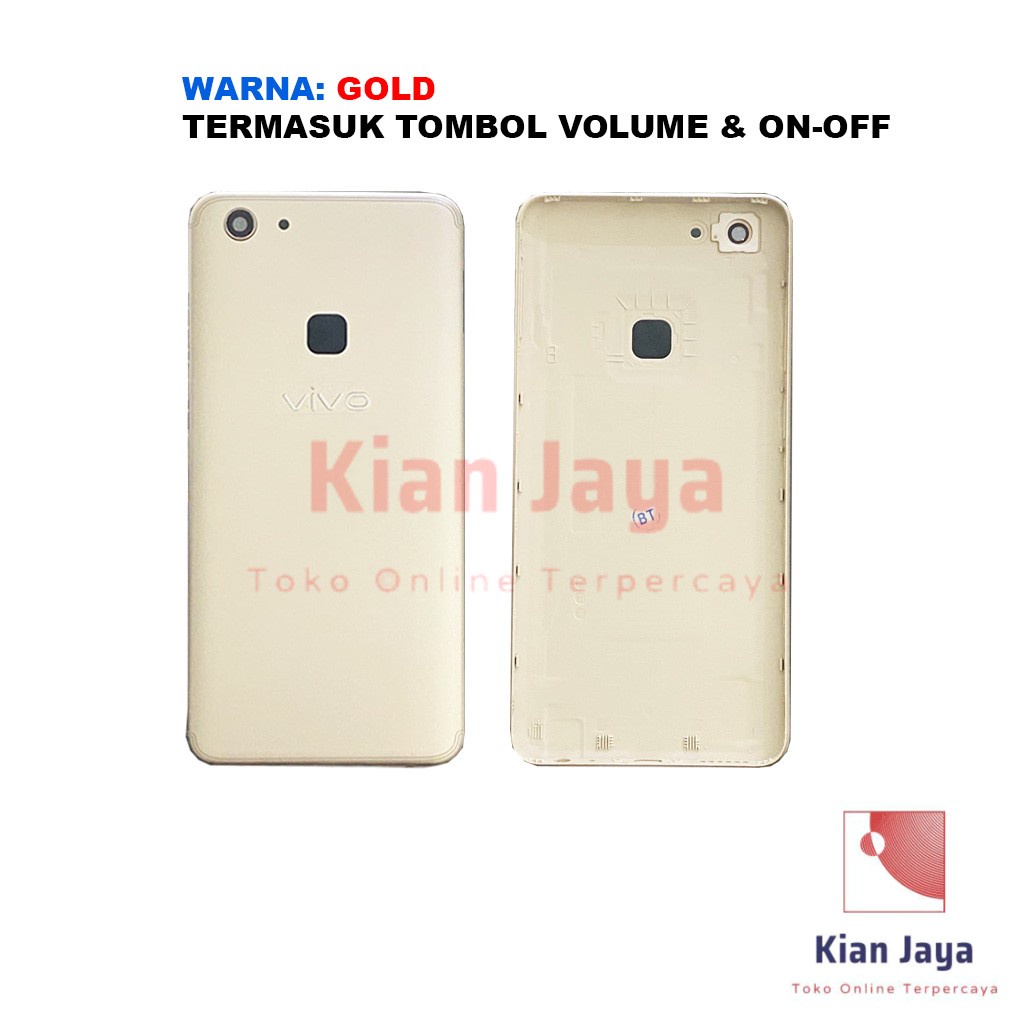 Backdoor Vivo V7 Back Cover Tutup Belakang Baterai Cassing Casing Backcase Original