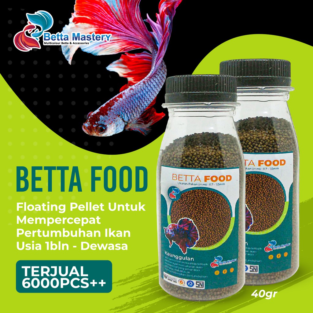 Pakan Ikan Cupang Hias Betta Food Pellet Pelet Pakan Ikan Hias Pelet