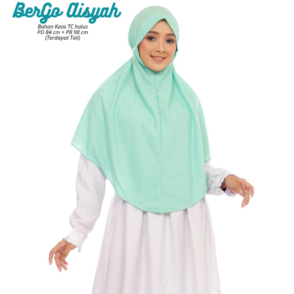 TERLARISSS!!!HIJAB DEWASA MUSLIMAH/BERGO MARYAM TALI-BERGO AISYAH BAHAN KAOS TC PREMIUM-BEST SELLER-2