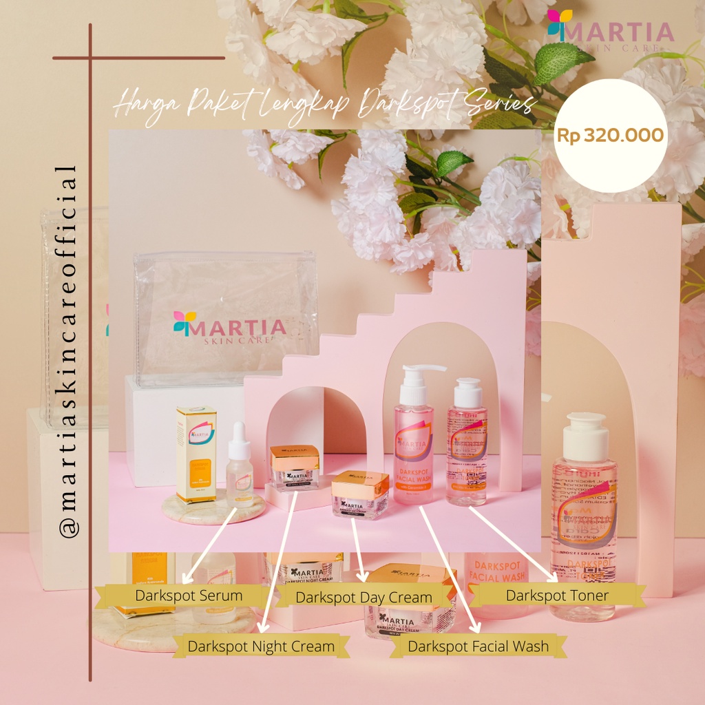 PAKET DARK SPOT SERIES MARTIA SKINCARE