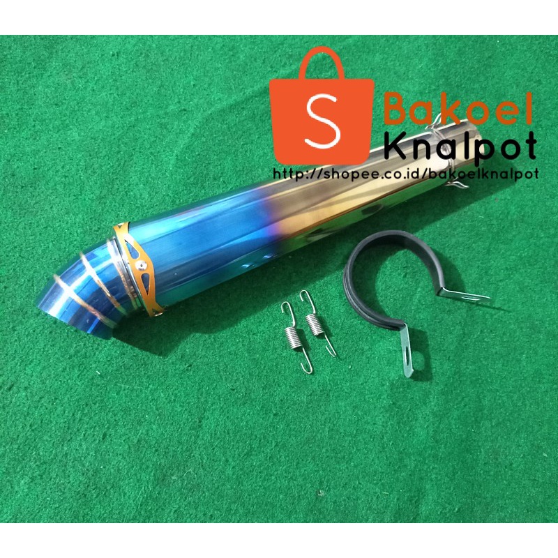 KNALPOT KOU POLOS BLUEMOON/ SILENCER KNALPOT KOU MAHACHAI / KNALPOT KOU VIXION / KNALPOT KOU SATRIA 