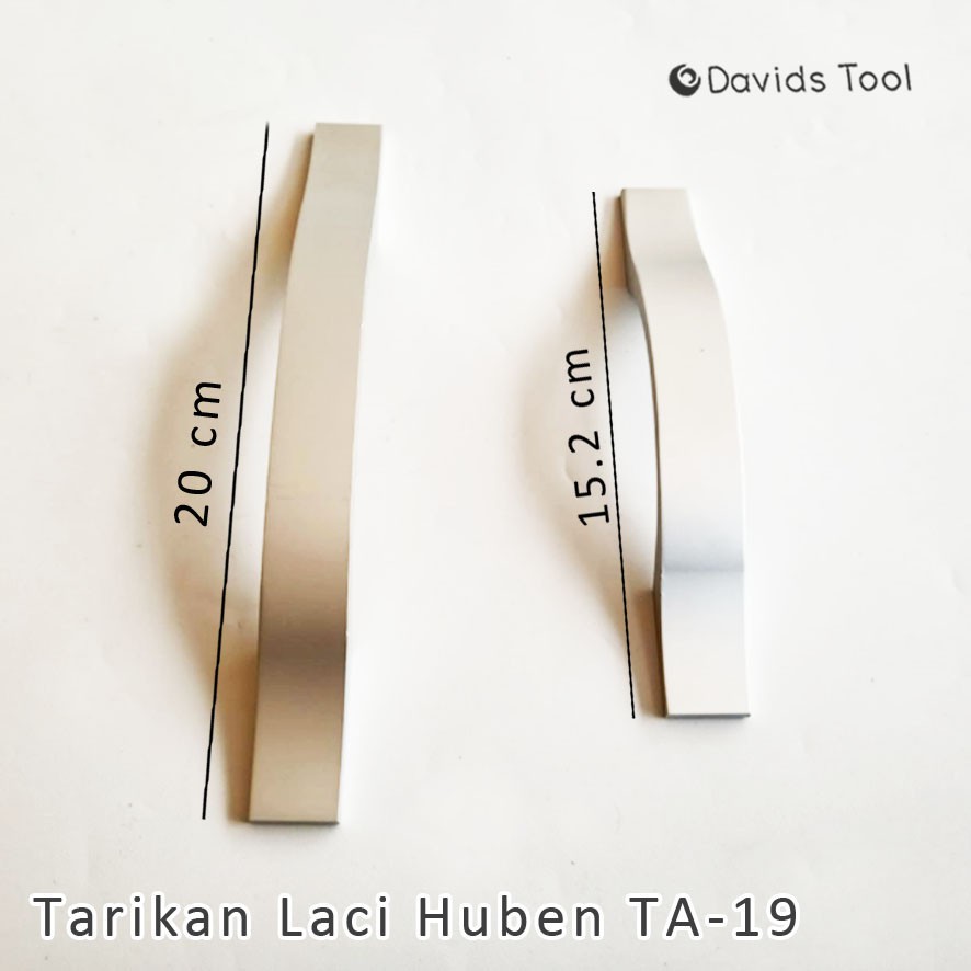 Tarikan Laci Handle Lemari Huben Aluminium Ta 19