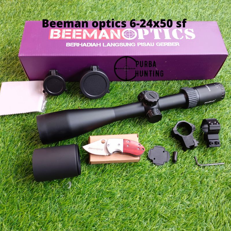 Telescope Beeman optics 6-24x50sf HK reticel - teleskop beeman