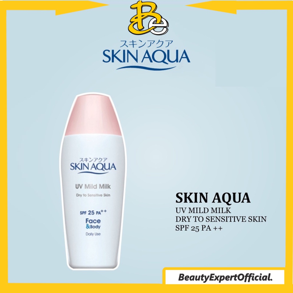 ⭐️ Beauty Expert ⭐️ SKIN AQUA UV Mild Milk SPF25 40gr  Sunscreen