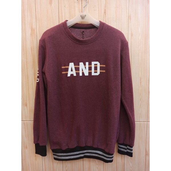 SWEATER DISTRO UNISEX MAROON