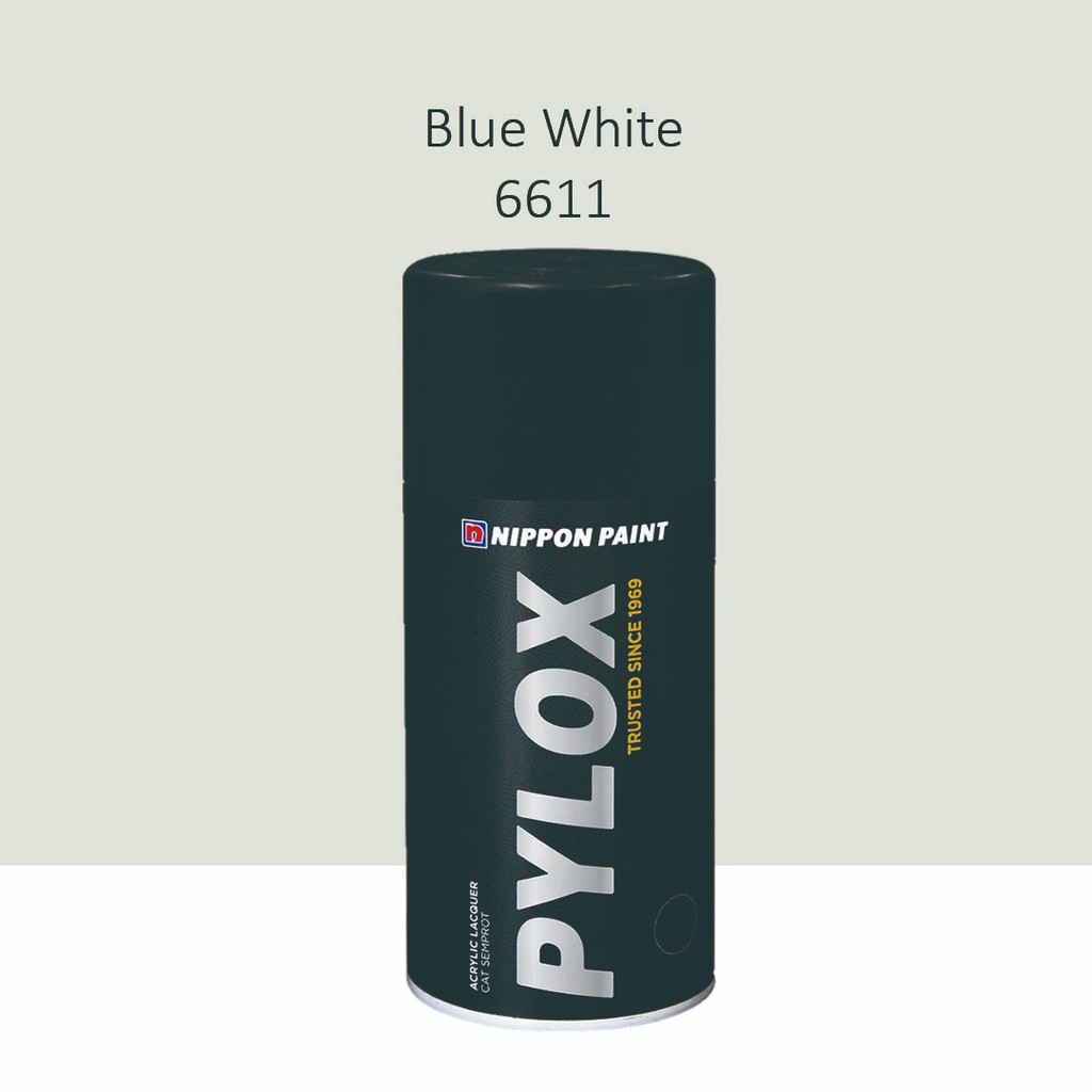 Pylox (Cat Semprot) Nippon Paint Solid Colour Netto 300 cc – Blue White 6611