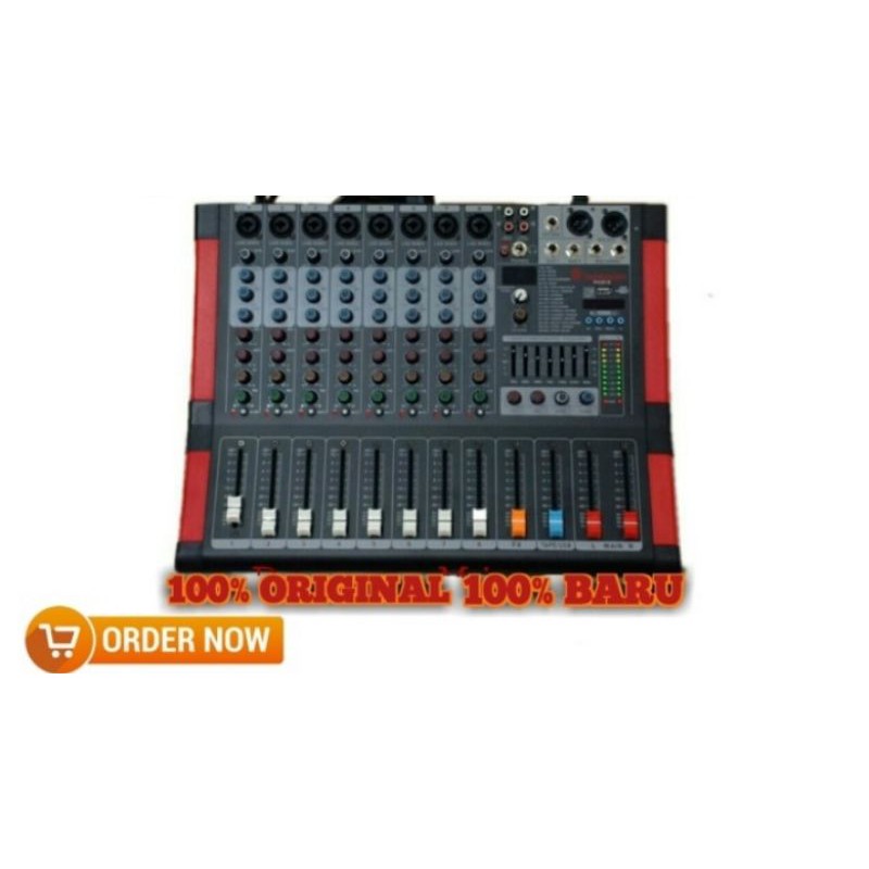 Power Mixer 8 Channel Soundqueen PMR8 PMR-8 PMR 8 Original TERBAIK
