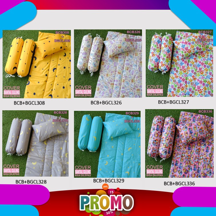 Bedcover bayi Jumbo Motif Set Karakter Kartun Lucu