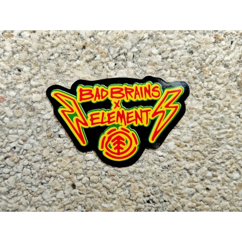 

Stiker/Sticker/Tempelan/Gambar Tempel Hypebeast Rare Bad Brains x Element Skateboard