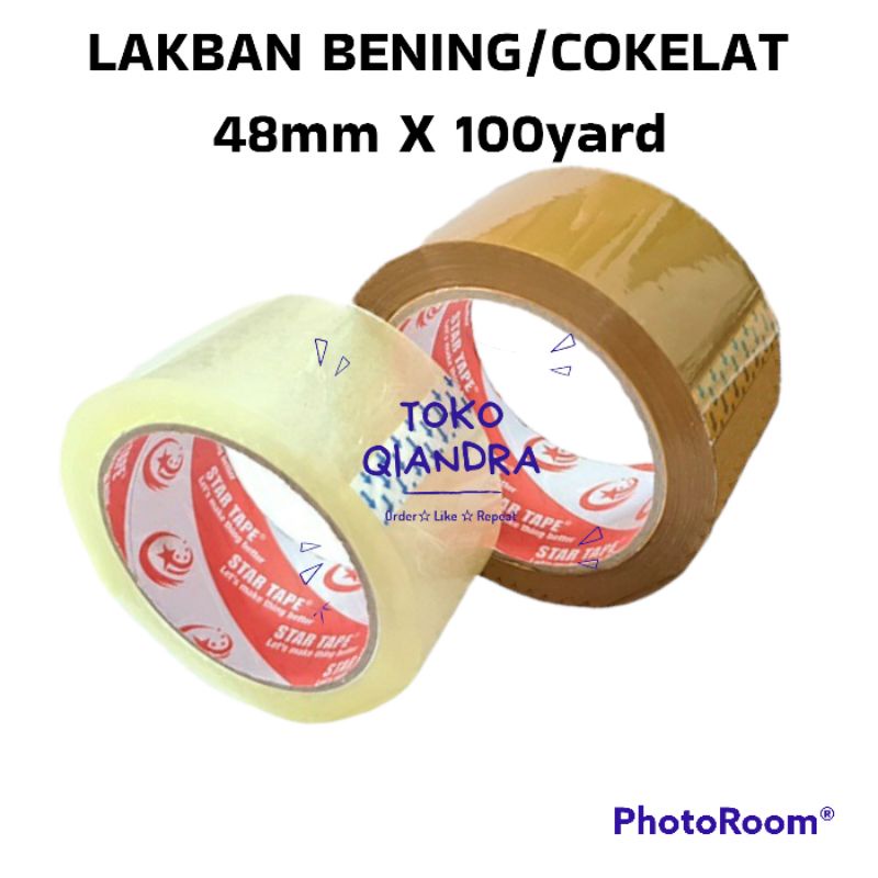 LAKBAN BENING/COKLAT 48mm X 100yard