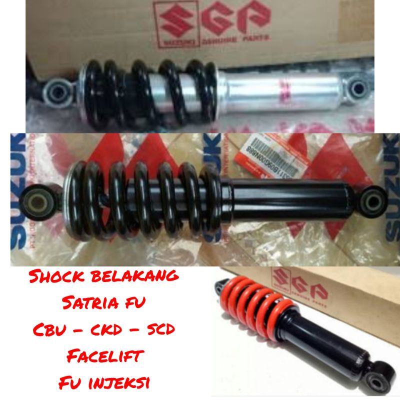 sok belakang  rear shock absorber shockbreaker redam kejut suzuki satria fu karbu injeksi ori