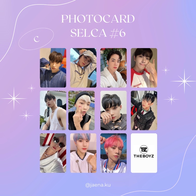 [THE BOYZ] PHOTOCARD SELCA #6 THE BOYZ ‼️BACA DESKRIPSI‼️