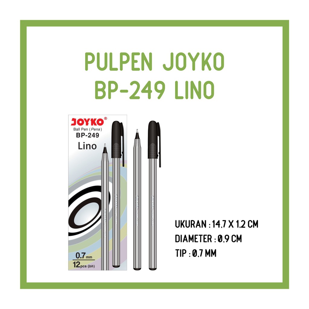 

Pulpen Bolpen Pena Joyko BP-249 LINO Satuan
