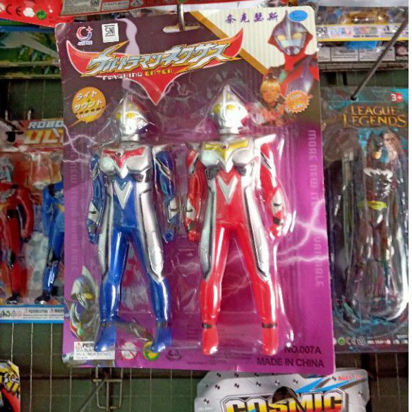 mainan anak robot ultramen 2 pcs