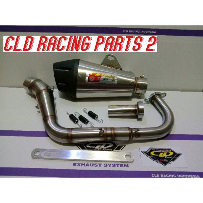 KNALPOT CLD RACING TYPE C7 INLET 50MM BEAT,MIO,MIO J/MIO M3