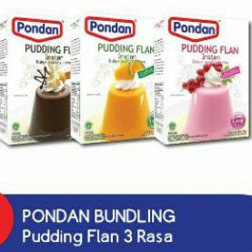 

Pondan Pudding jelly FLAN INSTAN agar agar COKLAT /MANGO / STROBERI 180gr