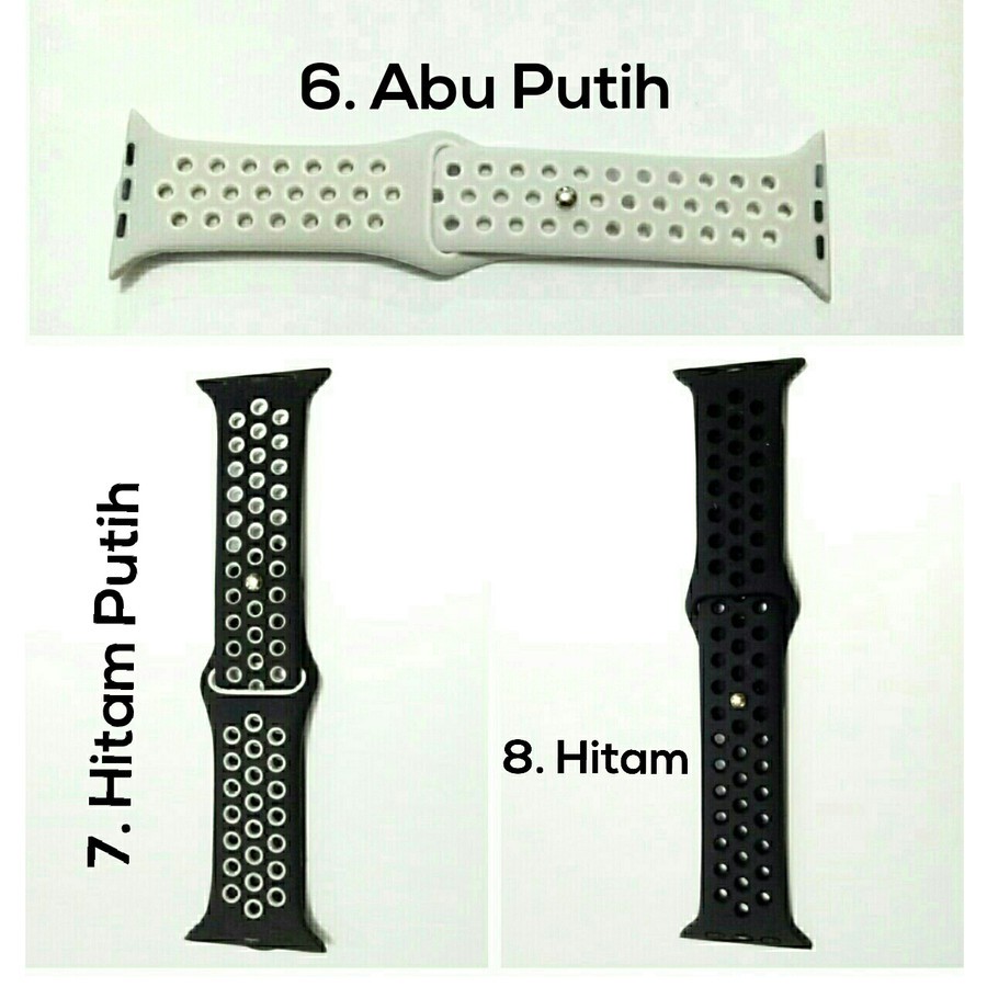 Tali jam Strap smart watch T500 tali jam karet smartwatch T55 uk 42/44 mm